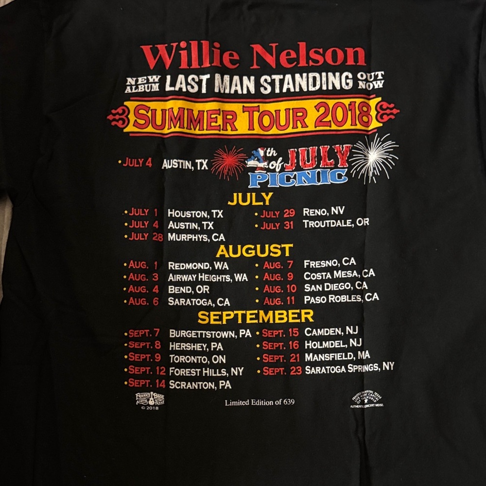 Black Summer Tour 2018 T-Shirt